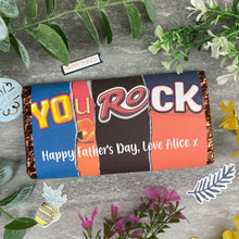 Load image into Gallery viewer, Personalised Chocolate Bar 'You Rock'