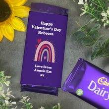 Load image into Gallery viewer, Personalised rainbow Chocolate Bar