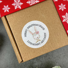Load image into Gallery viewer, 20 Personalised Woodland Friends Stickers - Bunny-The Persnickety Co