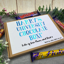 Load image into Gallery viewer, Personalised University Chocolate Box - Blue