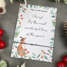Load image into Gallery viewer, It's the most wonderful time of the year - Personalised Wish Bracelet