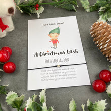 Load image into Gallery viewer, A Christmas Wish - Son Wish Bracelet