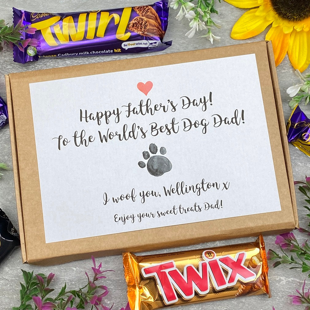 Happy Fathers Day Chocolate Box | Personalised Gifts | Persnickety Co ...