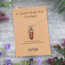 Load image into Gallery viewer, Crystal Necklace  - A Little Wish For Courage