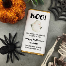 Load image into Gallery viewer, Boo! Have I Got A Halloween Treat For You - Personalised Chocolate Bar