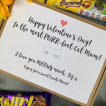 Load image into Gallery viewer, Personalised Cat Mum Valentines Day Chocolate Box