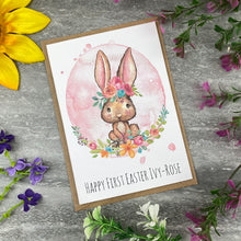 Load image into Gallery viewer, Cute Rabbit Happy First Easter Card