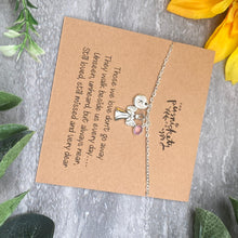 Load image into Gallery viewer, Guardian Angel 'Those We Love Don't Go Away' Charm Necklace