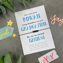 Load image into Gallery viewer, Exam Congratulations - Graduation Wish Bracelet