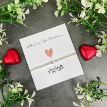 Load image into Gallery viewer, Valentine's Beaded Bracelet