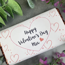 Load image into Gallery viewer, Love Heart Valentines Day Chocolate Bar