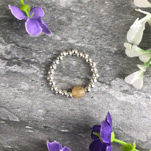 Load image into Gallery viewer, A Little Wish For Positivity- Citrine Stretch Ring-4-The Persnickety Co