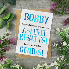 Load image into Gallery viewer, Exam Congratulations Card - A Level