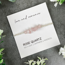 Load image into Gallery viewer, Rose Quartz Beaded Bracelet