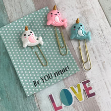 Load image into Gallery viewer, Narwhal Paper Clip-The Persnickety Co