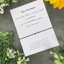 Load image into Gallery viewer, Just Go In There And Do Your Best Wish Bracelet