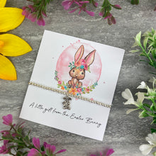 Load image into Gallery viewer, A little Gift From The Easter Bunny Floral Beaded Bracelet