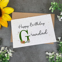 Load image into Gallery viewer, Happy Birthday - Gardening Plantable seed card
