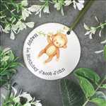Load image into Gallery viewer, Personalised First Birthday Hanging Decoration-7-The Persnickety Co
