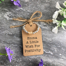 Load image into Gallery viewer, A Little Wish For Positivity- Citrine Stretch Ring-6-The Persnickety Co