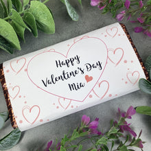 Load image into Gallery viewer, Love Heart Valentines Day Chocolate Bar