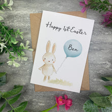 Load image into Gallery viewer, Personalised Happy 1st Easter Card