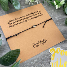 Load image into Gallery viewer, Star Anklet - Good Friends Are Like Stars