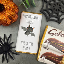 Load image into Gallery viewer, Bat Happy Halloween - Personalised Chocolate Bar