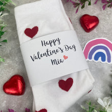 Load image into Gallery viewer, Happy Valentines Day- Heart Socks