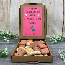 Load image into Gallery viewer, Personalised Valentine's Dog Treat Box