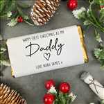 Load image into Gallery viewer, First Christmas As My Daddy - Personalised Chocolate Bar