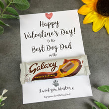 Load image into Gallery viewer, Personalised Dog Mum/Dad Valentines Gift