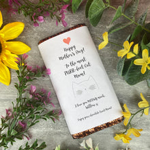 Load image into Gallery viewer, Purrfect Cat Mum Mothers Day Chocolate Bar