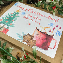 Load image into Gallery viewer, Personalised Christmas Hot Chocolate Box