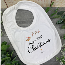 Load image into Gallery viewer, Personalised First Christmas Bib and Vest
