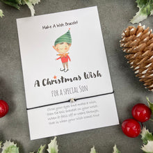 Load image into Gallery viewer, A Christmas Wish - Son Wish Bracelet