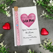 Load image into Gallery viewer, One In A Million Love Heart - Personalised Valentines Treat