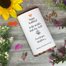 Load image into Gallery viewer, Worlds Best Dog Dad/Mum Birthday Chocolate bar