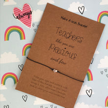 Load image into Gallery viewer, Teacher/Assistant Wish Bracelet-4-The Persnickety Co