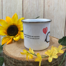 Load image into Gallery viewer, Personalised Penguin Valentines Mug