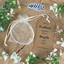 Load image into Gallery viewer, Feathers Appear When Angels Are Near Feather Bangle-The Persnickety Co