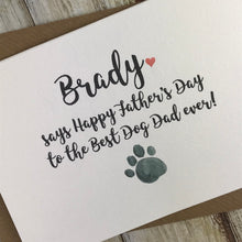 Load image into Gallery viewer, Personalised Happy Father's Day Best Dog Dad-7-The Persnickety Co