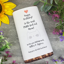 Load image into Gallery viewer, Purrfect Cat Mum Birthday Chocolate Bar