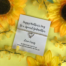 Load image into Gallery viewer, Happy Mothers Day To A Special Godmother - Personalised Bracelet-2-The Persnickety Co