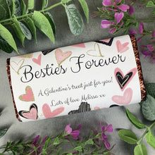 Load image into Gallery viewer, Besties Forever Galentine&#39;s Day Chocolate Bar
