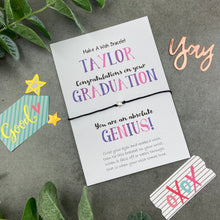 Load image into Gallery viewer, Exam Congratulations - Graduation Star Wish Bracelet