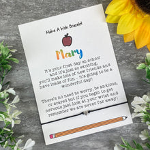 Load image into Gallery viewer, First Day At School Wish Bracelet-6-The Persnickety Co