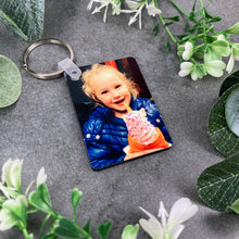 Load image into Gallery viewer, Personalised Photo Keyring - Rectangular
