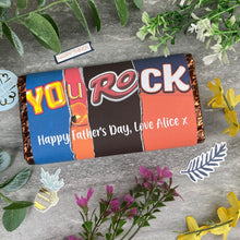 Load image into Gallery viewer, Personalised Chocolate Bar 'You Rock'