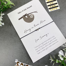 Load image into Gallery viewer, Hang In There Wish Bracelet-5-The Persnickety Co